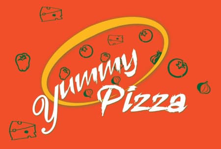 Yummy Pizza | Gurd Shola logo
