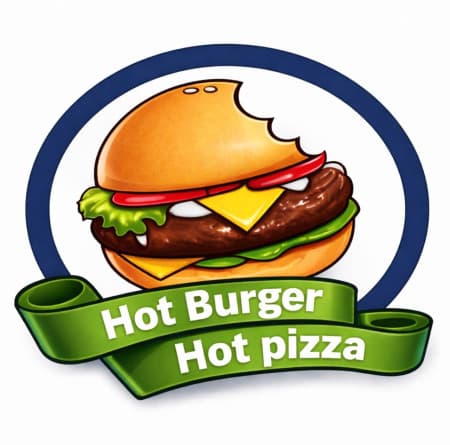Hot Burger & Pizza logo