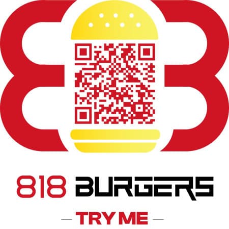 818 Burgers logo