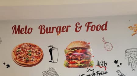 Melo Burger And Pizza logo