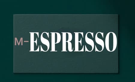 M Espresso logo