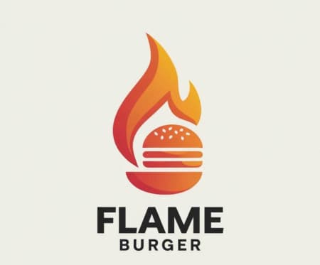 Flame Burger logo