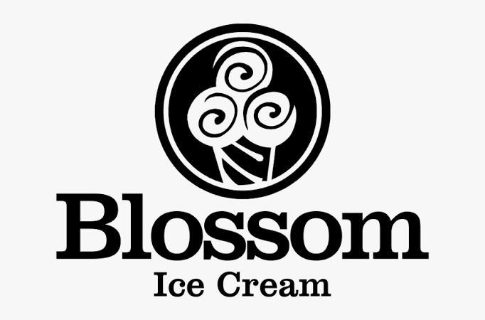 Blossom Ice Cream And Juice logo